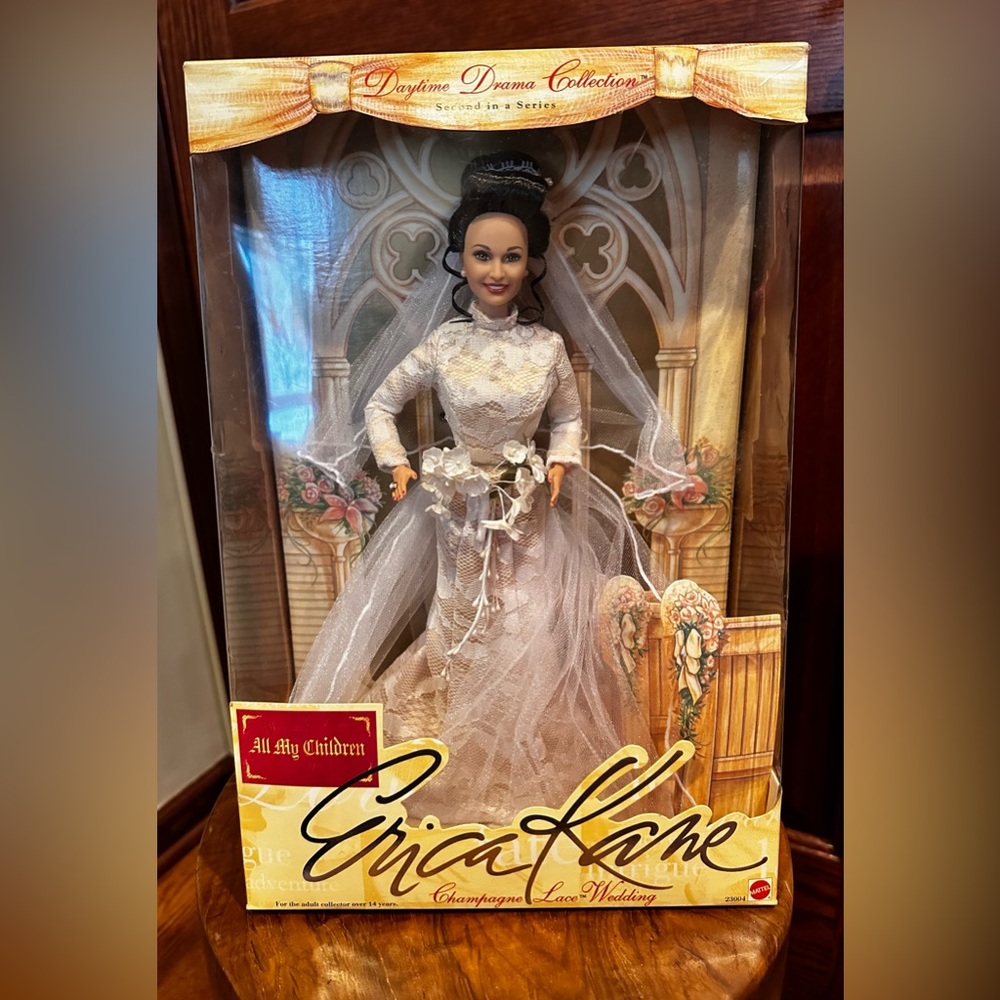Mattel All My Children Erica Kane Champagne Lace Wedding Barbie